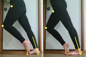 足首からふくらはぎストレッチ